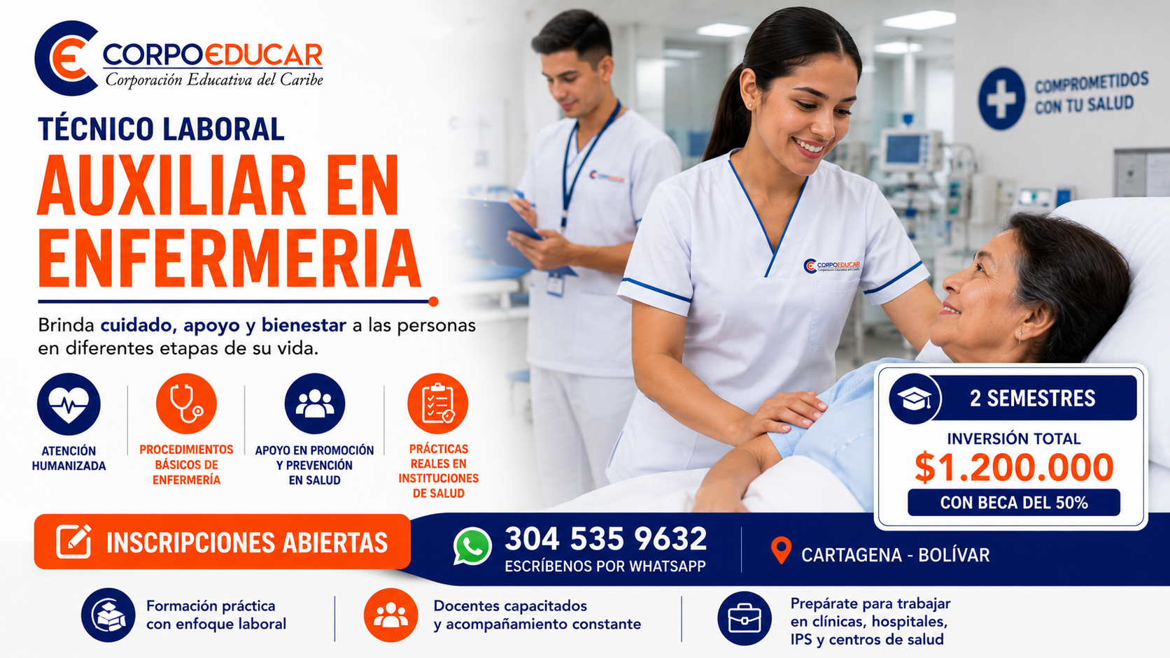Técnico Laboral en Auxiliar de Enfermería