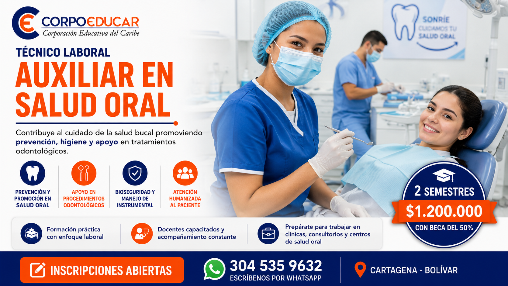 Técnico Laboral en Auxiliar en Salud Oral
