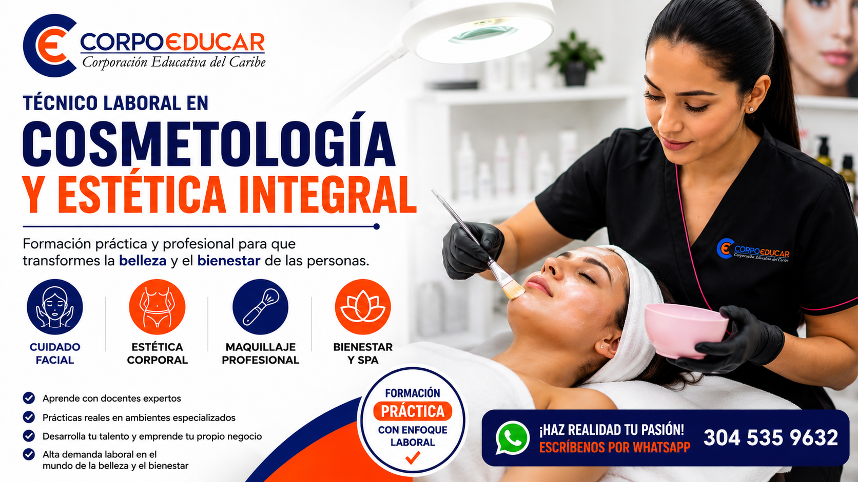 Técnico Laboral en Cosmetología y Estética Integral